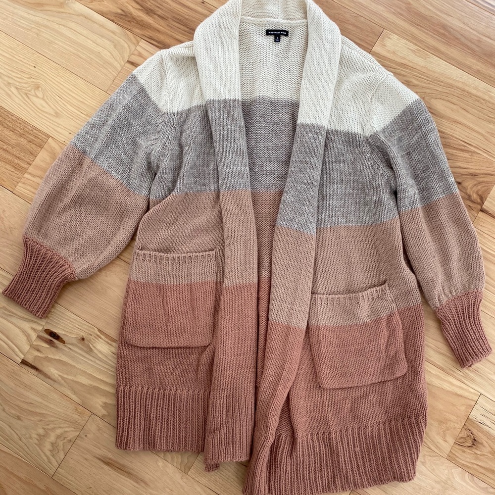 NWOT Who What Wear chunky cardigan